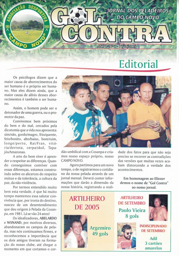 Jornal dos Peladeiros do Campo Novo
