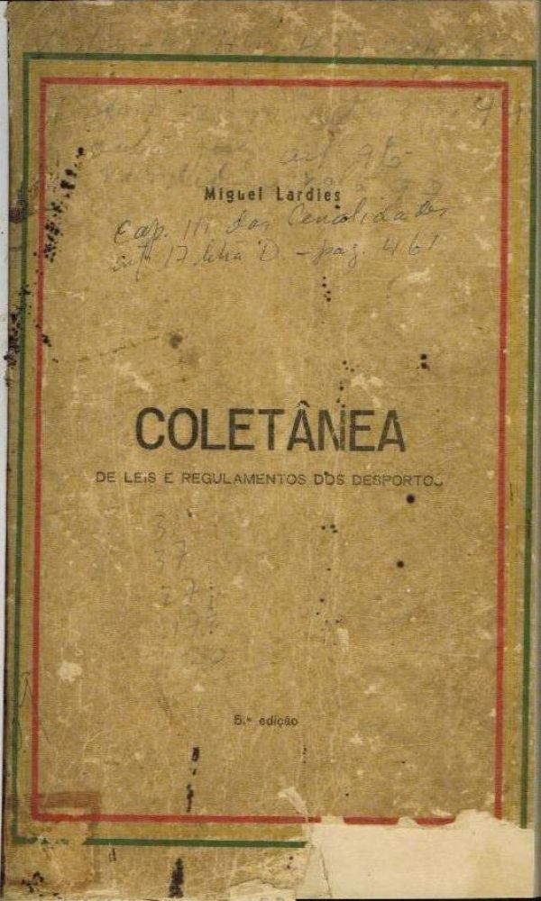 Coletânea de Leis e Regulamentos dos Desportos