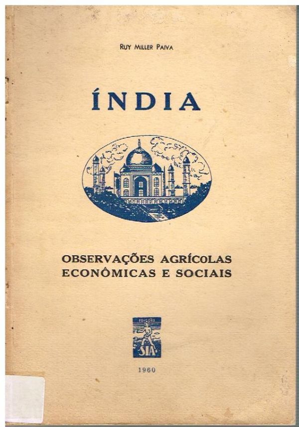 Índia - Observações agrícolas econômicas e sociais