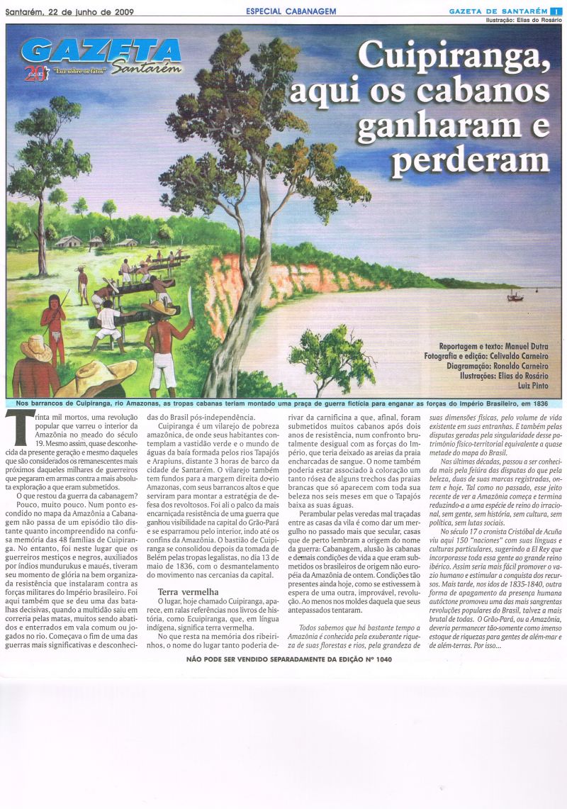 Cabanagem - Gazeta de Santarém 